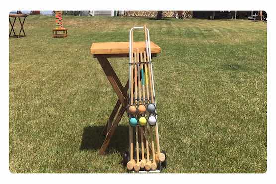 Jogo do Croquet Jogo do Croquet pronto a jogar