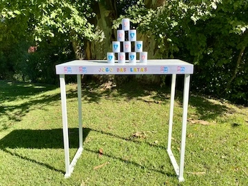 Jogo das Latas Colorido Jogo das Latas Colorido para casamentos