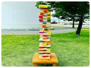 Jogos Tradicionais Jogo da Jenga Gigante para alugar