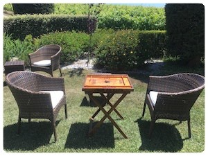 Jogo do Rapa no jardim