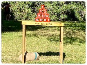 Jogos Tradicionais Jogo das Latas para alugar